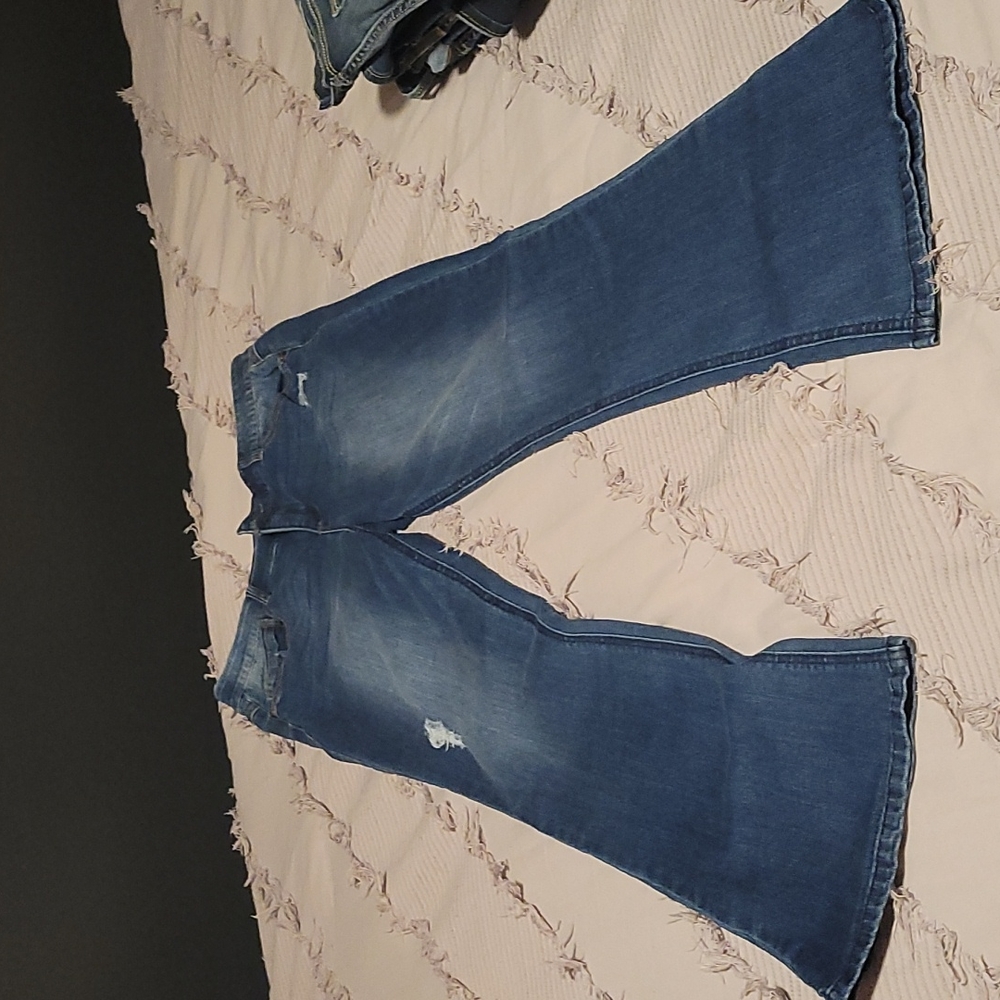 Democracy jeans. 10p stretchy with flare